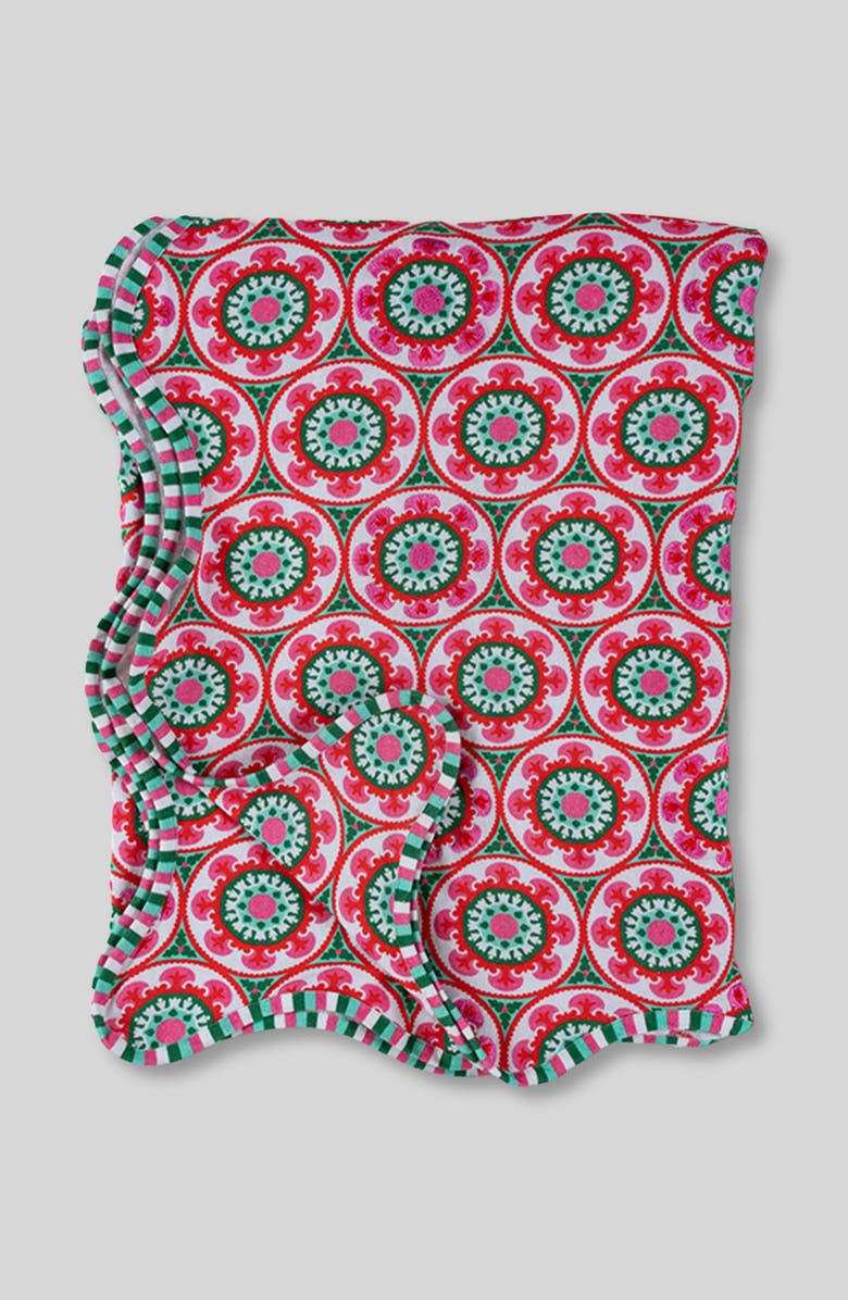 Furbish Suzani Tablecloth - Large, Main, color, Pink, Red, Green