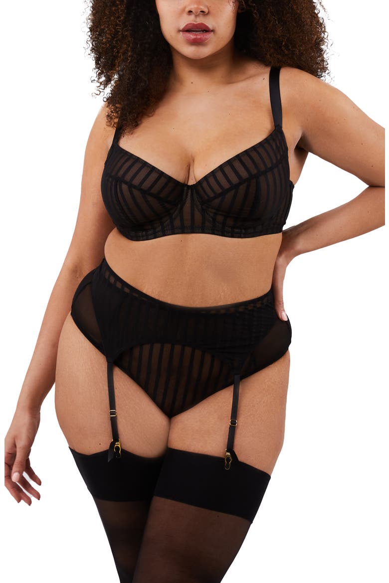 Suspender Belt, Alternate, color, BLACK