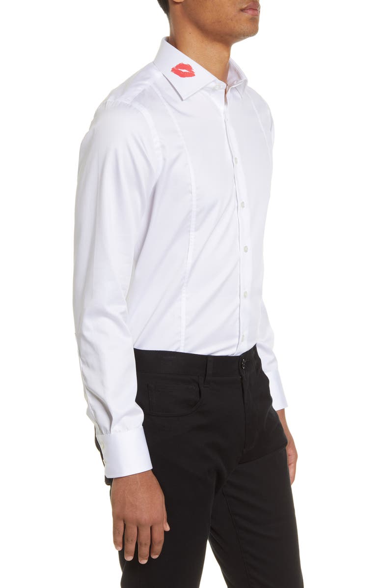 Christopher Bates Romeo Slim Fit Button-Up Shirt, Alternate, color, 
