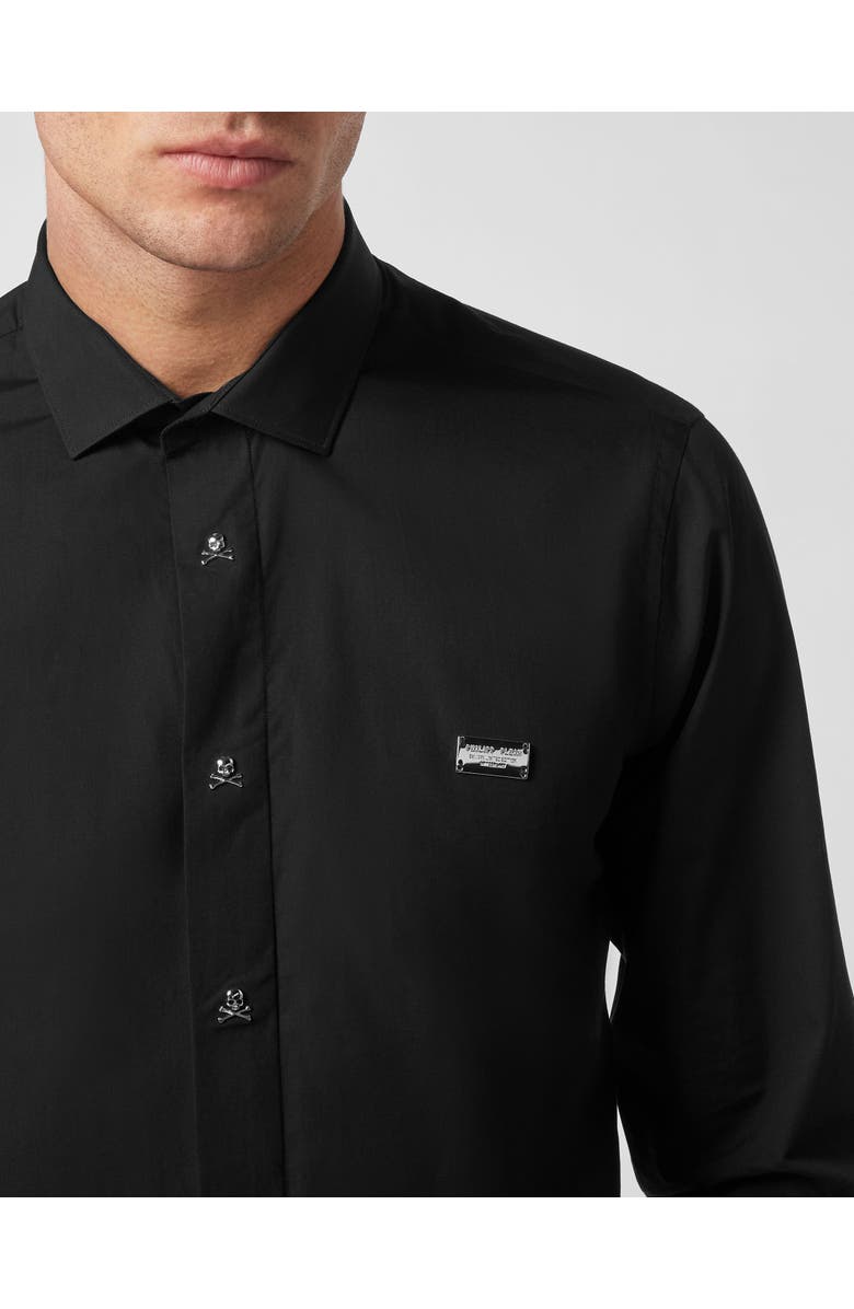 PHILIPP PLEIN Shirt Sugar Daddy Cut Ls Men, Alternate, color, Black