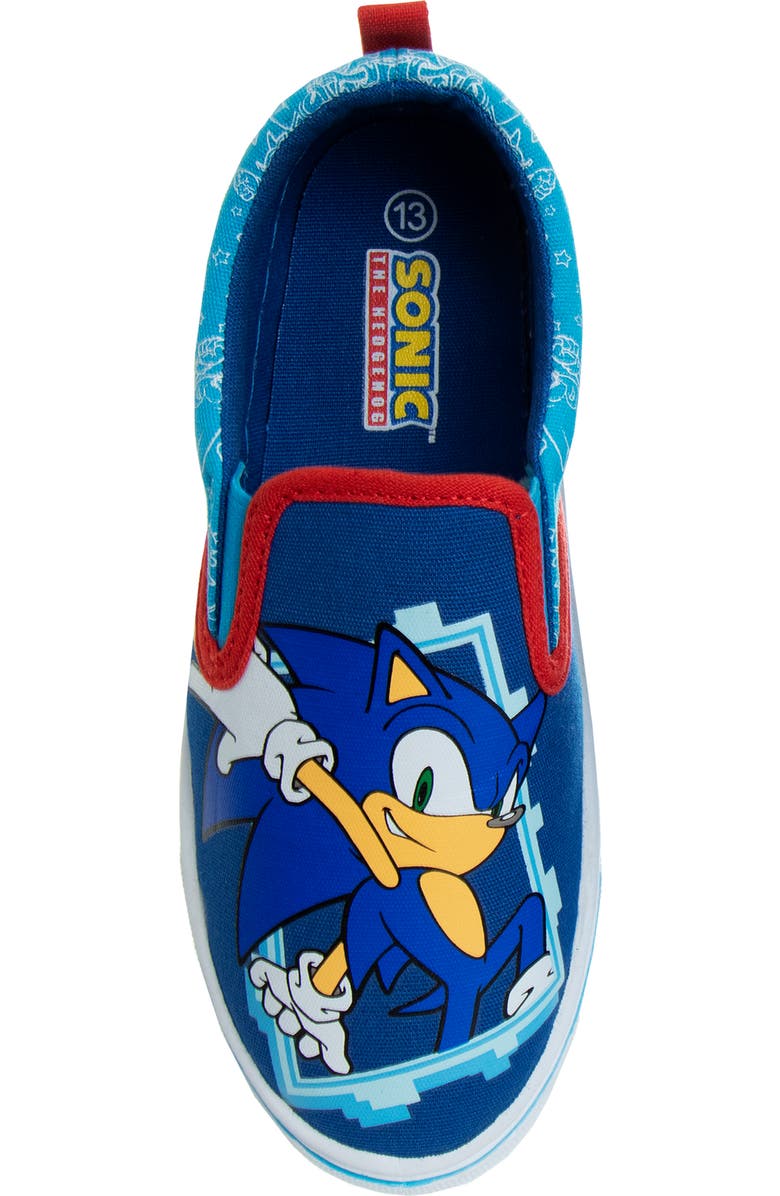 JOSMO Kids' Sonic the Hedgehog Slip-On Sneaker, Alternate, color,