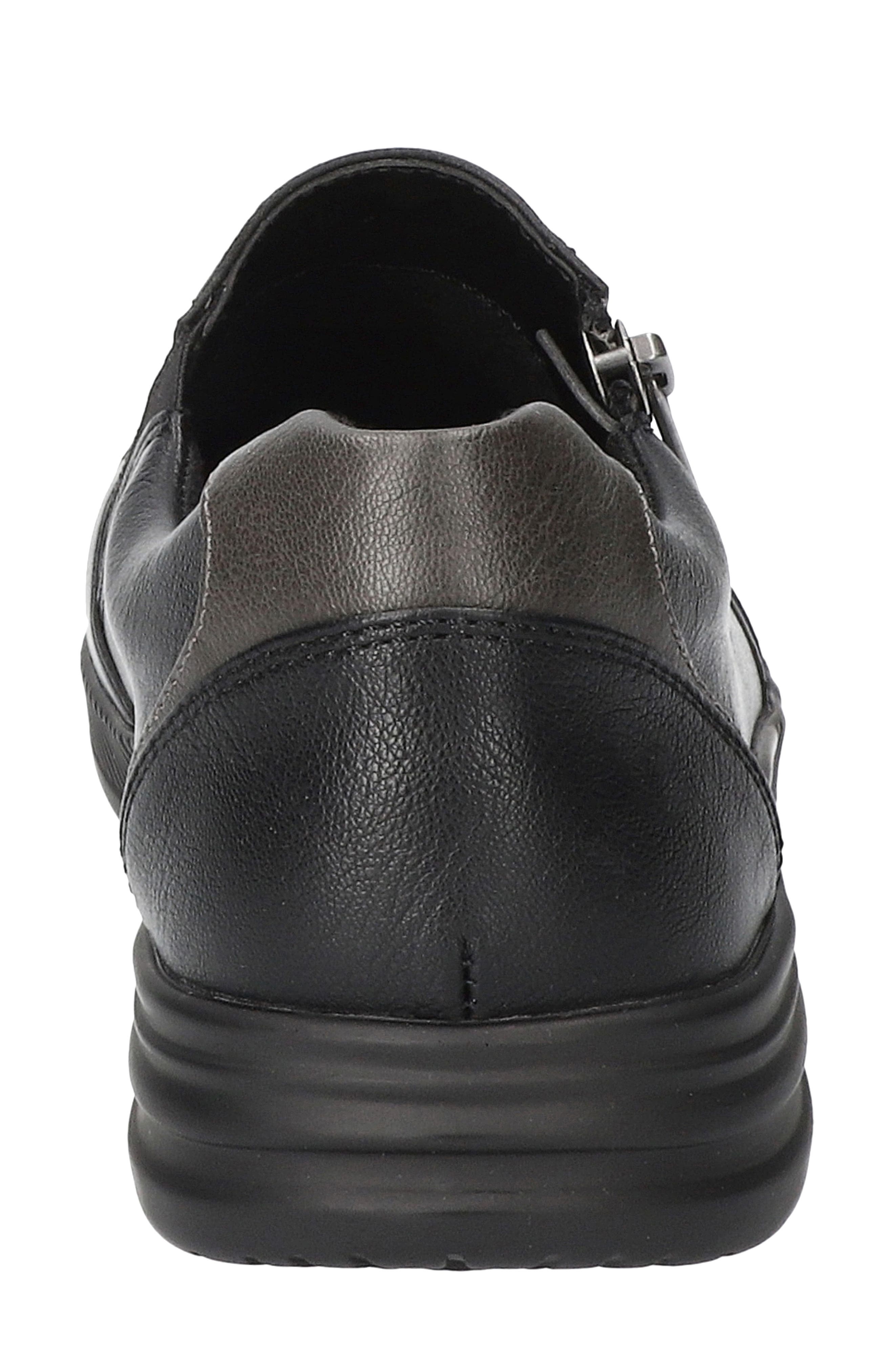 EASY STREET Karol Zip Sneaker, Alternate, color, Black/Grey