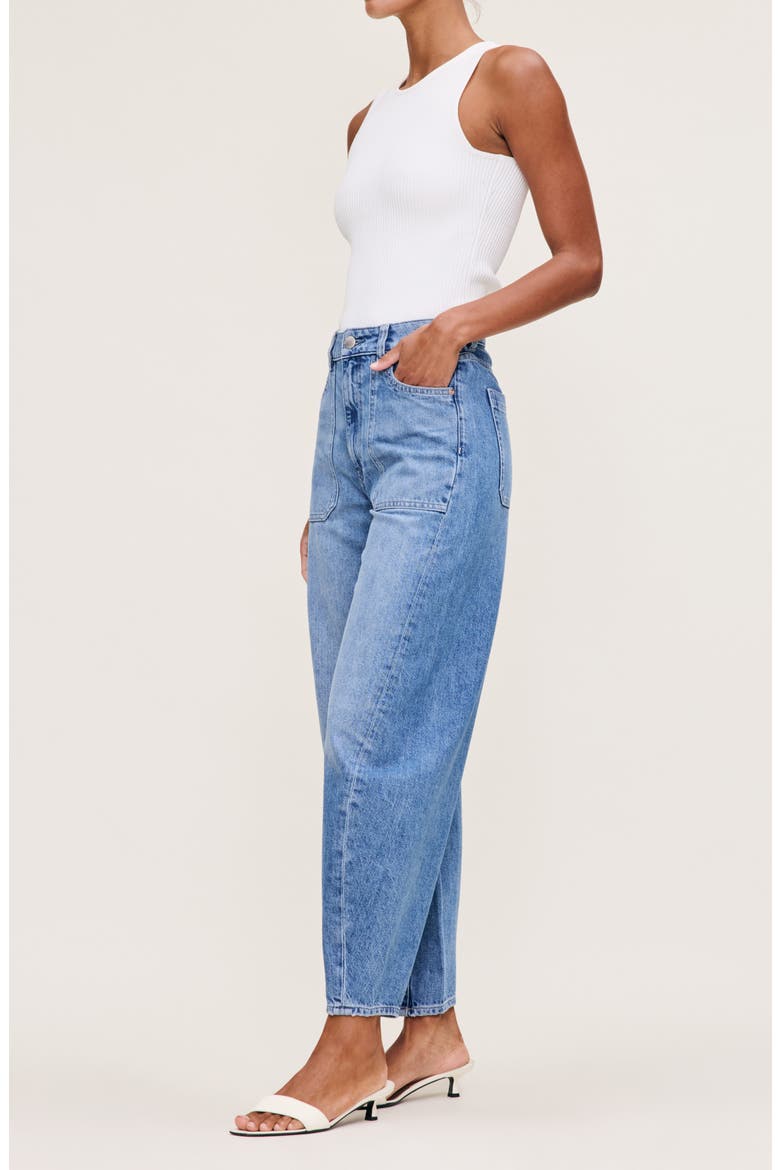 Miro Barrel Leg HIGHLUXE™ Jeans, Alternate, color, MEADOW LAKE