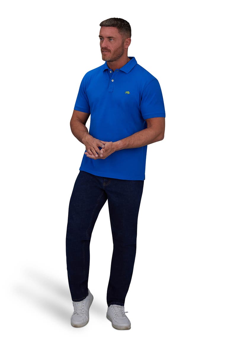 100% Cotton Polo Shirt, Alternate, color, Cobalt Blue