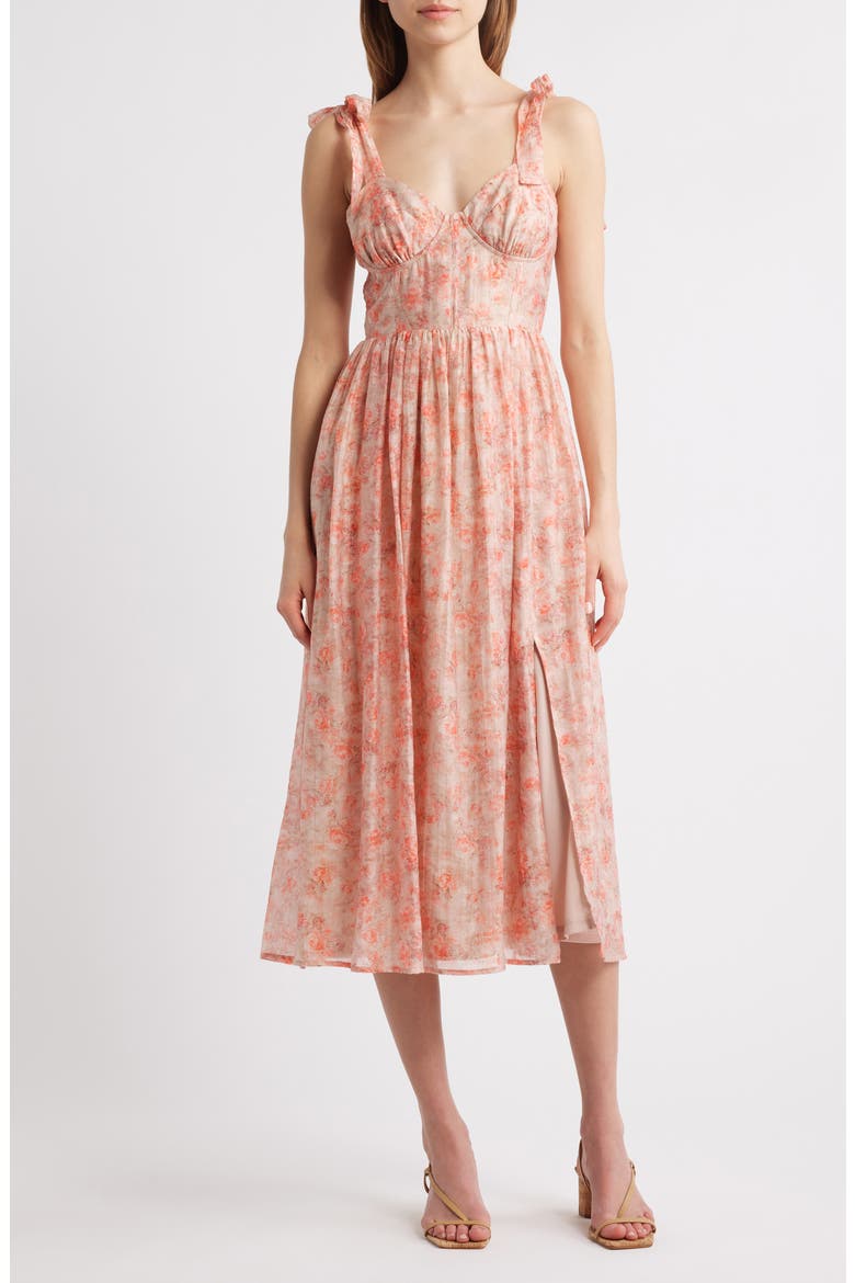 organza fit and flare dress Tulle Over Organza Fit and Flare Wedding Dress
