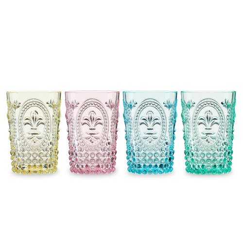 Twine Shatterproof Acrylic Embossed Tumblers In Assorted