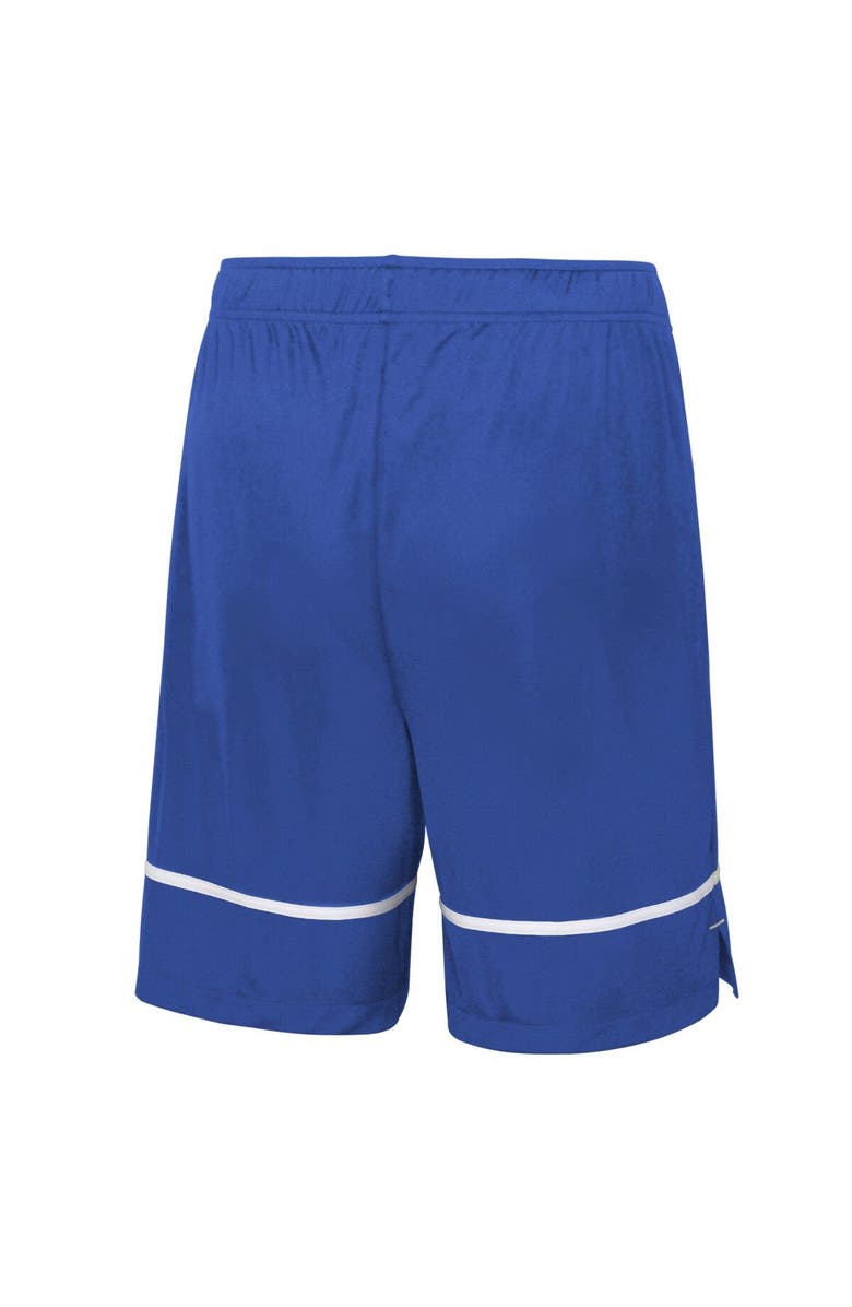 New Era Men's New Era Royal Los Angeles Rams Combine Authentic Rusher Training Shorts, Alternate, color,