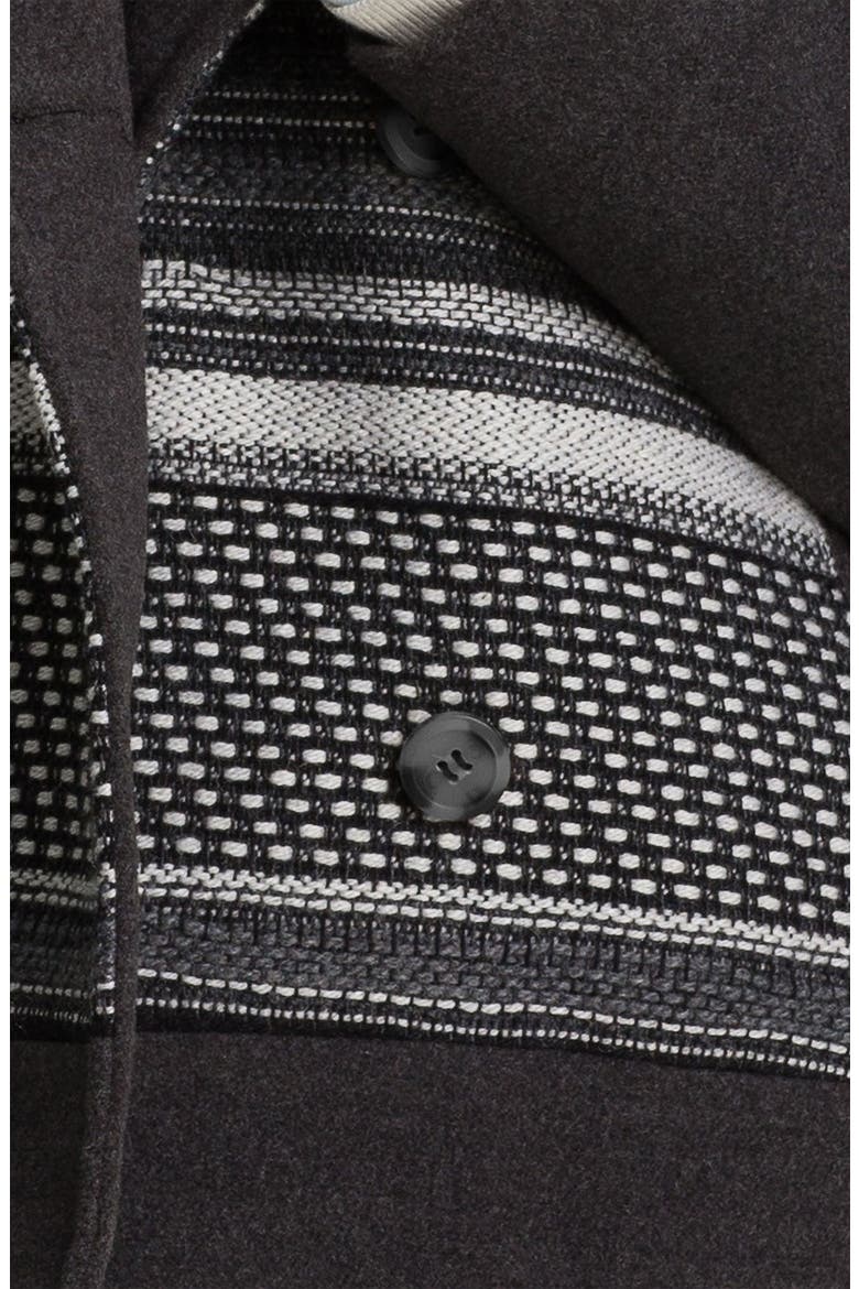Jack Hooded Peacoat, Alternate, color, BLACK