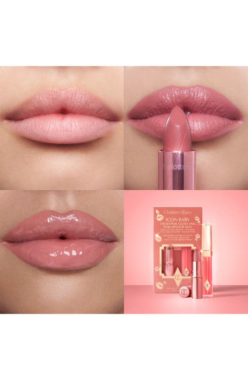 Charlotte Tilbury K. I.s. S.i. N.g Lipstick And Lip Gloss Duos Icon Baby In Icon Baby