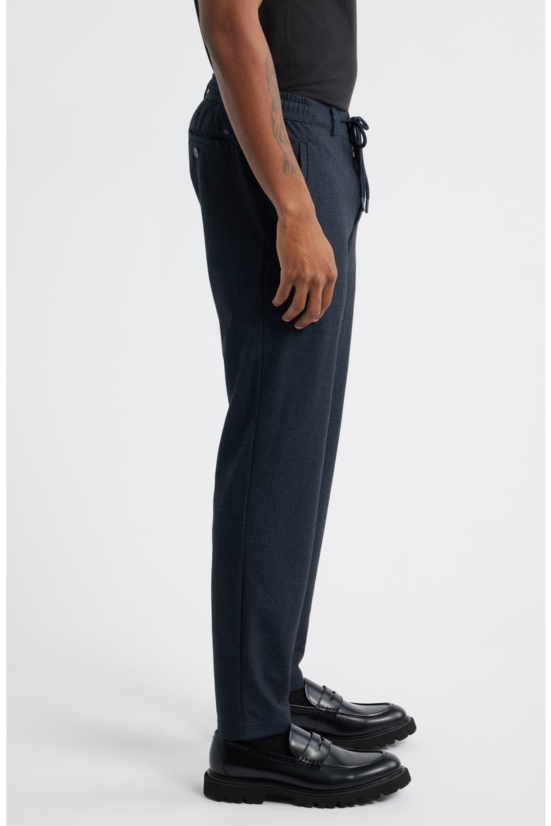 Phil K Elastic Waist Stretch Jersey Pants, Alternate, color, NAVY
