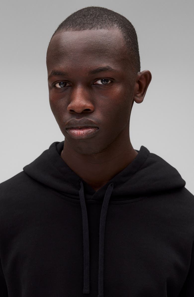 Reigning Champ Classic Lightweight Terry Hoodie, Alternate, color, Black