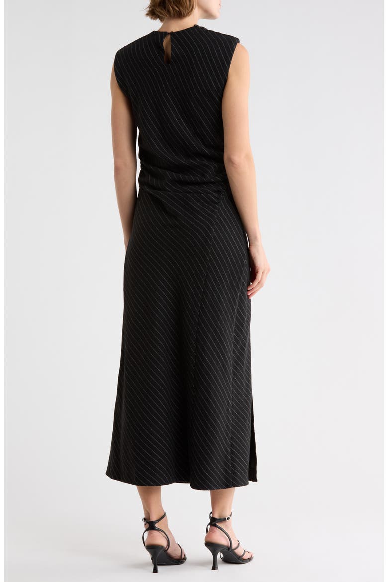 Beckett Wool Blend Sleeveless Dress, Alternate, color, BLACK PINSTRIPE