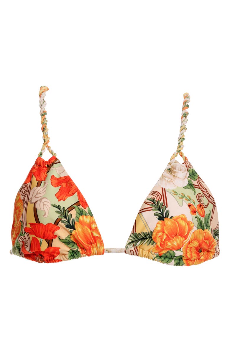 Agua Bendita Nury Ete Triangle Bikini Top, Alternate, color, Multicolor