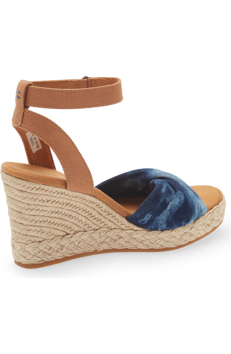 TOMS Marisela Wedge Sandal, Alternate, color, Navy