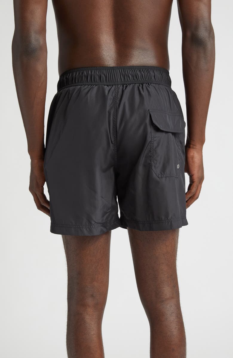 Palm Angels Classic Logo Swim Trunks, Alternate, color, 