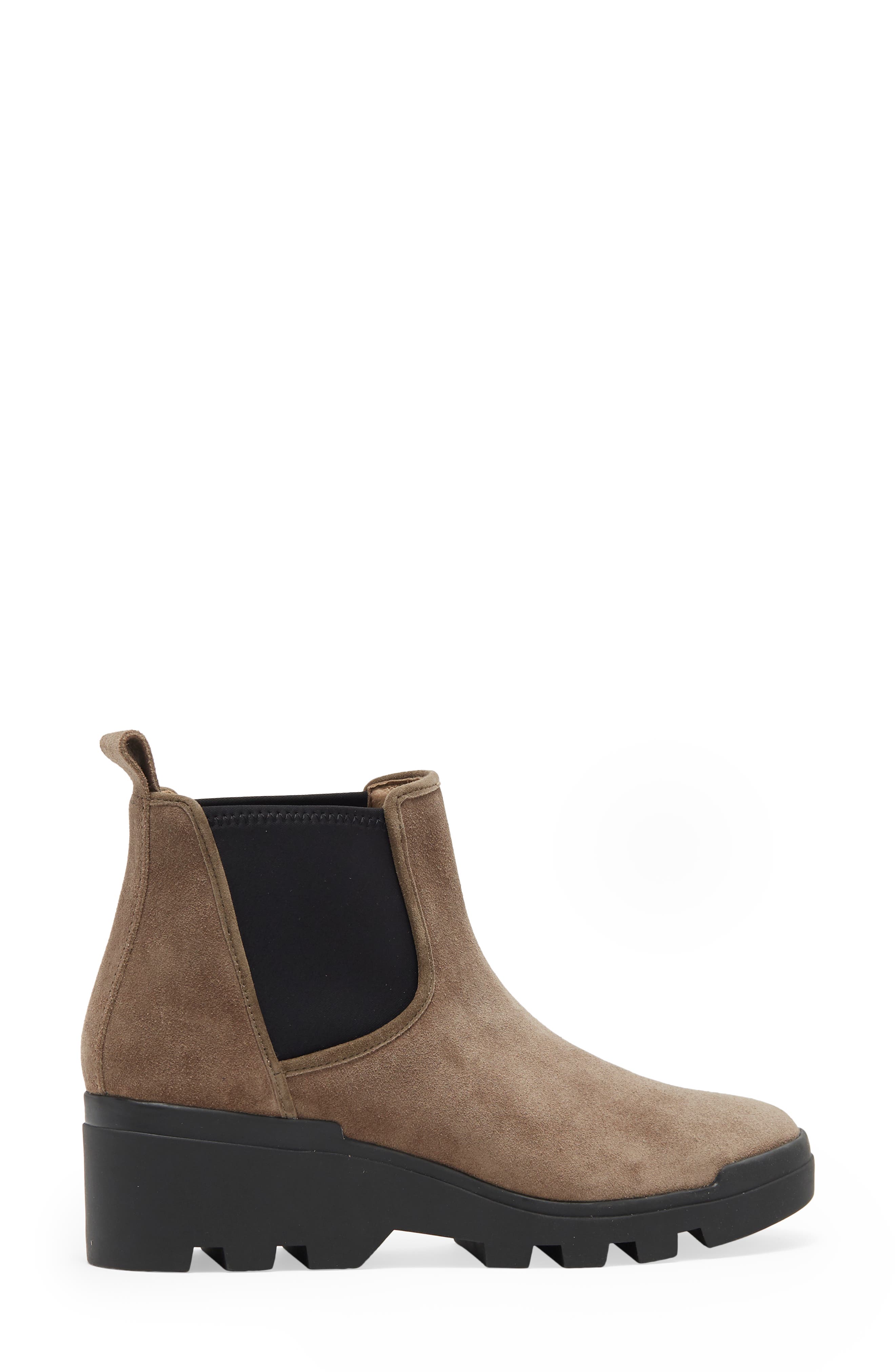 Splash Wedge Chelsea Boot, Alternate, color, MONGOOSE