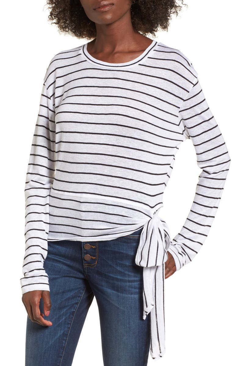 BP. Side Tie Stripe Tee, Main, color, 