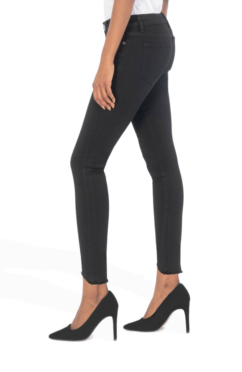 KUT from the Kloth Carlo Skinny Ankle Jeans, Alternate, color, Black