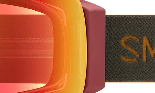 Smith I/o Mag™ Snow Goggles In Ironwood/everyday Red Mirror
