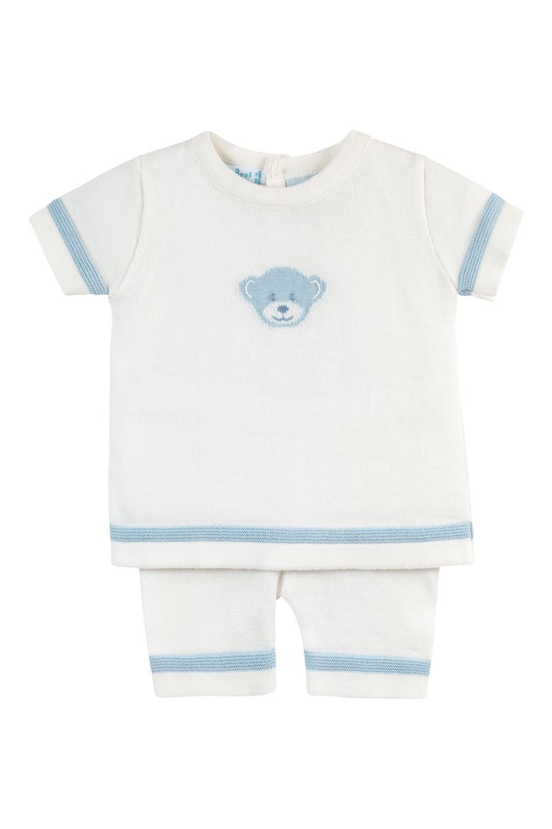 Kids' Teddy Bear Top & Pants Set, Main, color, IVORY