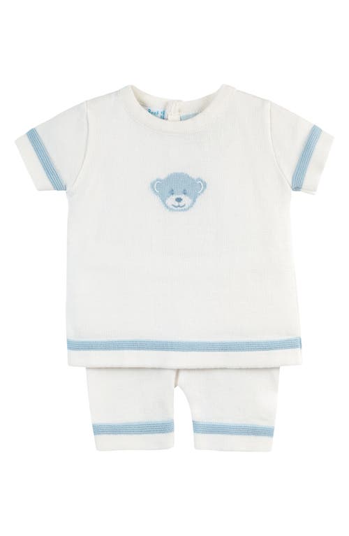 Feltman Brothers Kids' Teddy Bear Top & Pants Set in Ivory 