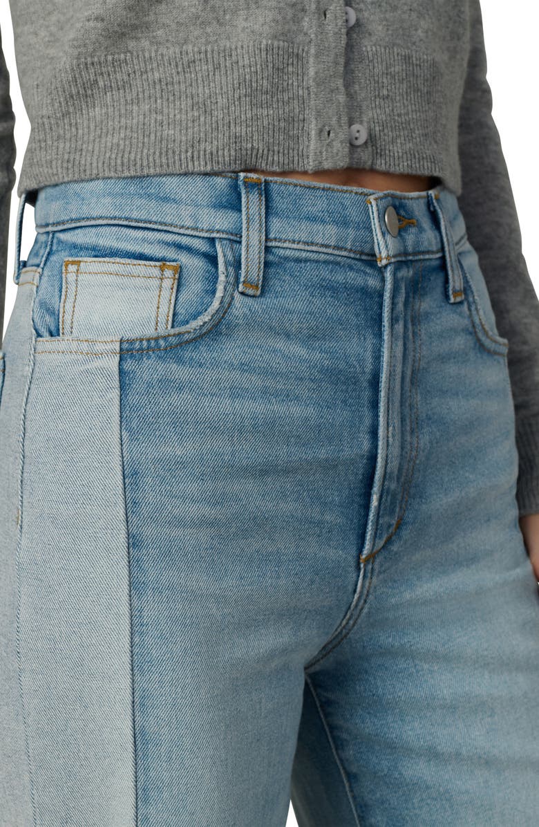 Joe
s Jeans The Mia Pieced Two-Tone High Waist Wide Leg Jeans, Alternate, color, Patience