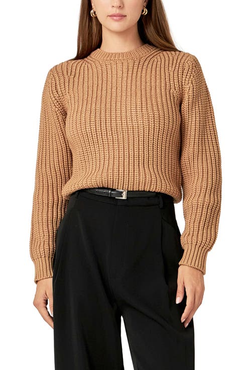 Crewneck Crop Sweater