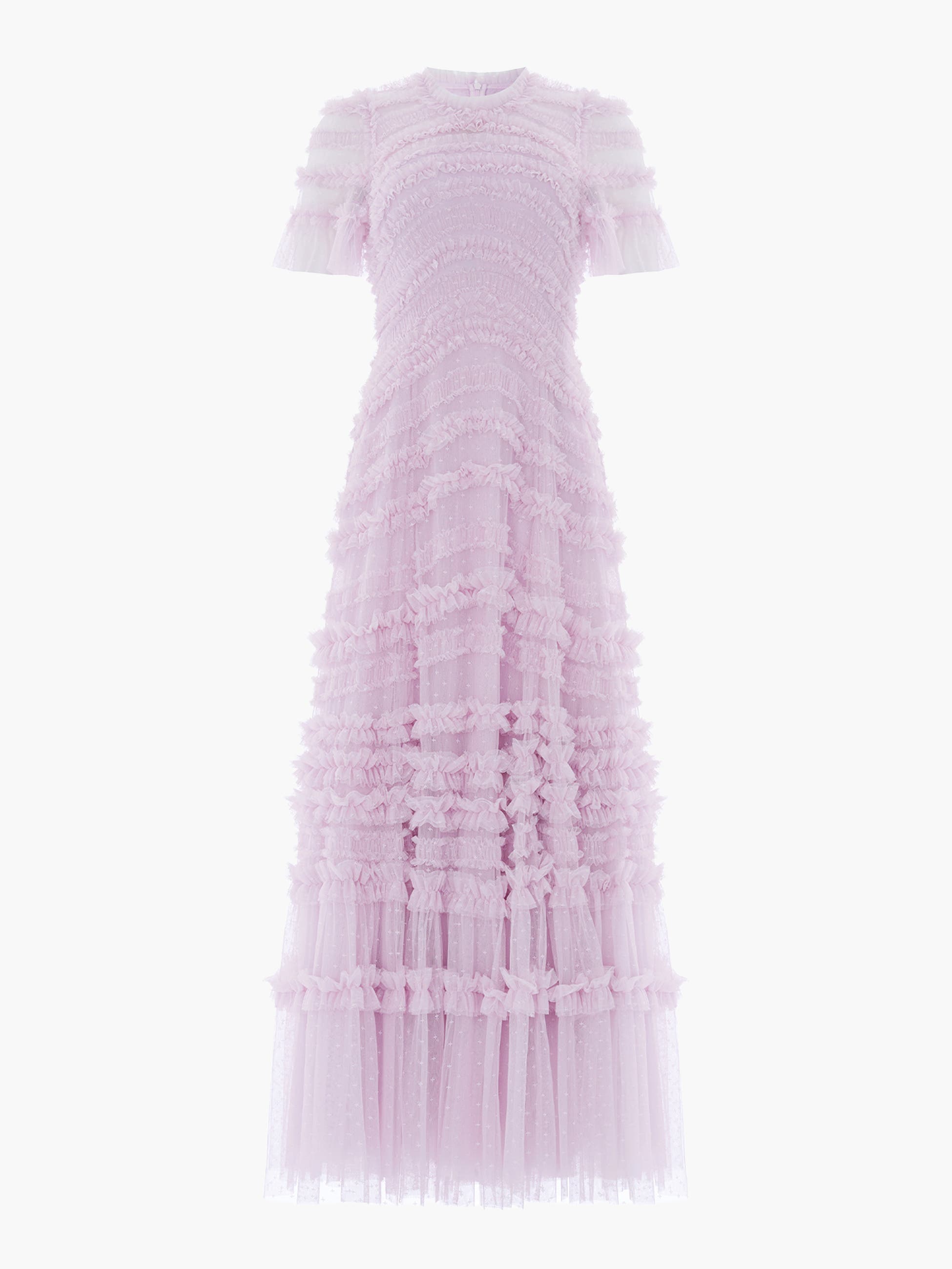 Amara Round Neck Ruffle Gown - image 2