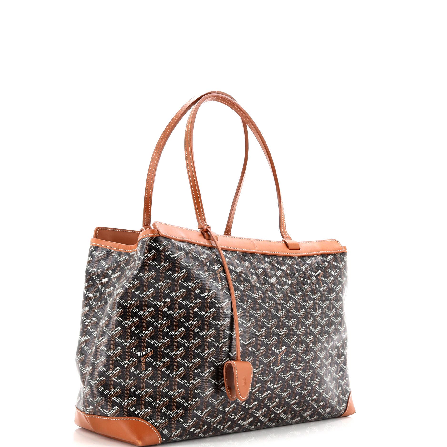 Pre-Owned Goyard Bellechasse Bag Coated Canvas PM, Alternate, color, 