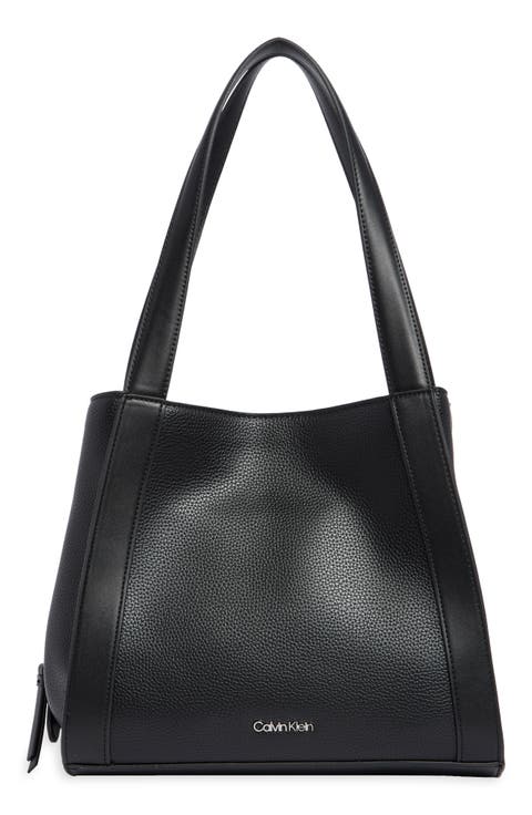 Masie Faux Leather Tote