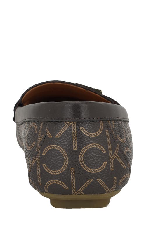 Calvin Klein Lisa Loafer In Brown Logo
