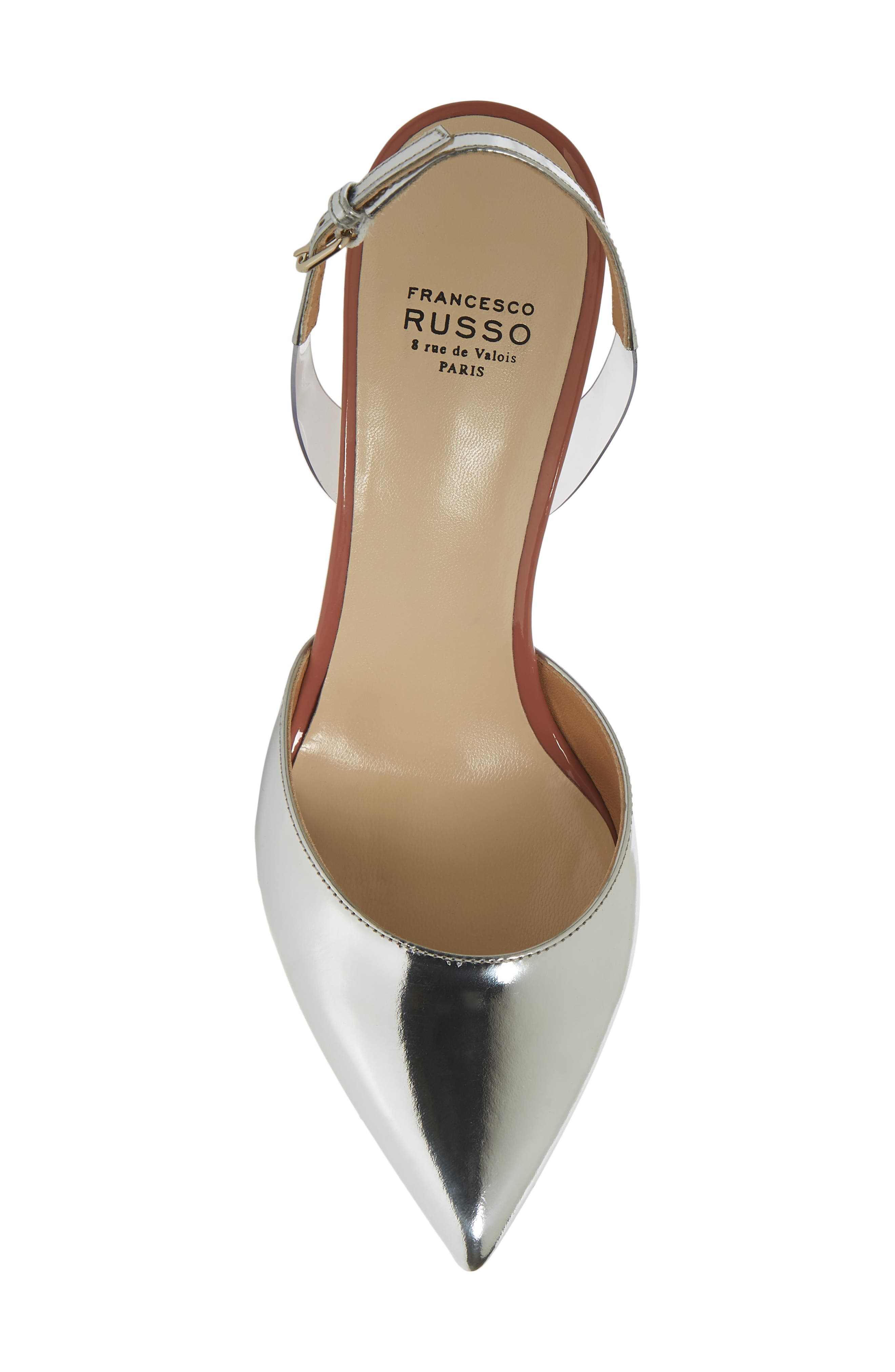 Francesco Russo Slingback Pump, Alternate, color, 