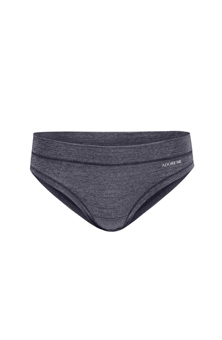 Adore Me Helynn Bikini Panties, Alternate, color, Grey