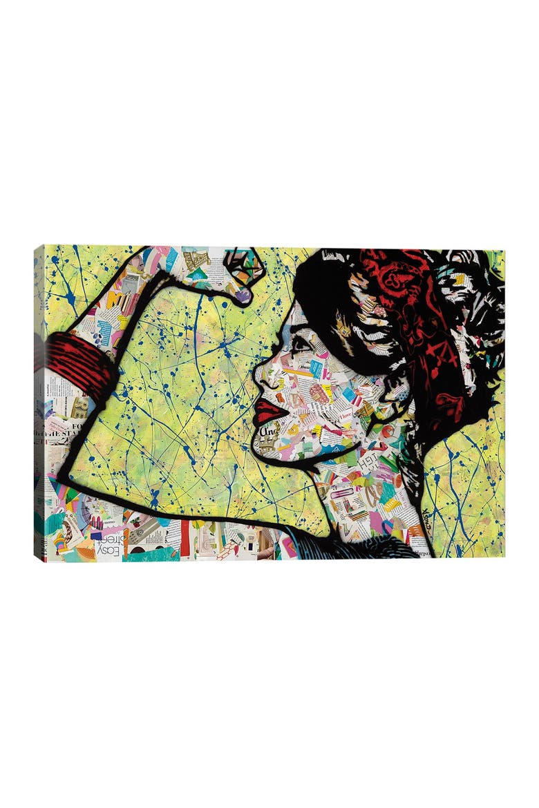 Stronger by Amy Smith Canvas Wall Art - 18" x 12", Main, color, MULTI