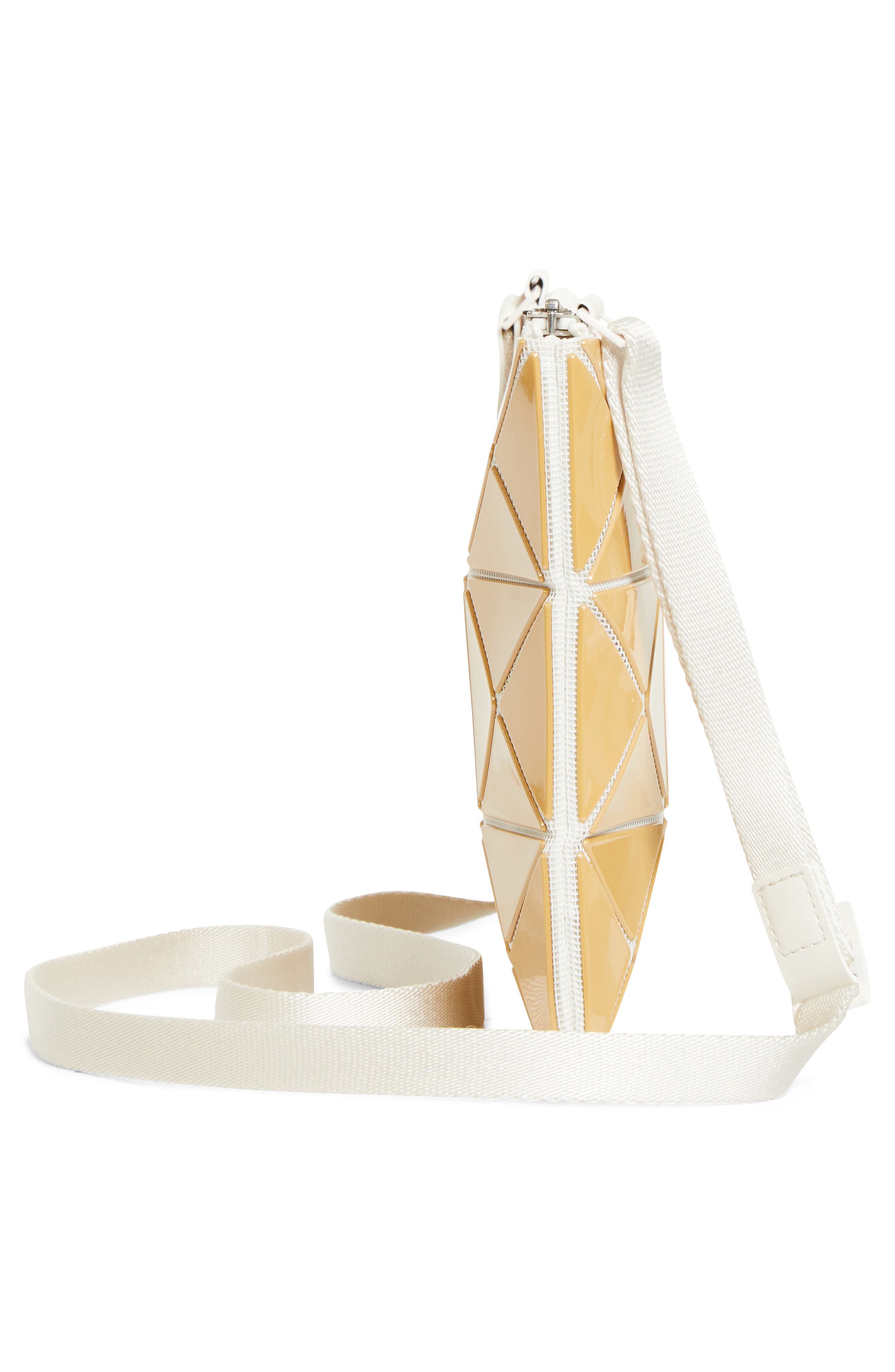 Lucent Metallic Crossbody Bag, Alternate, color, OCHER