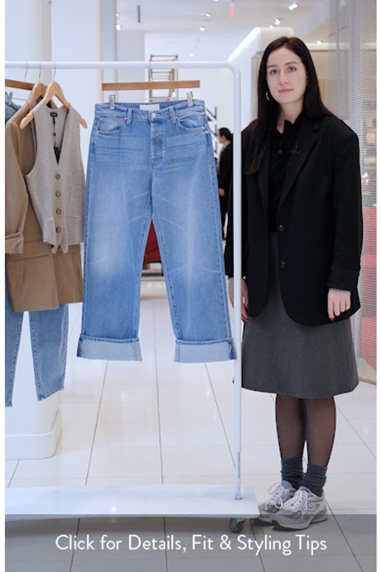 Lil Dodger Button Hover Cuff Wide Leg Jeans video