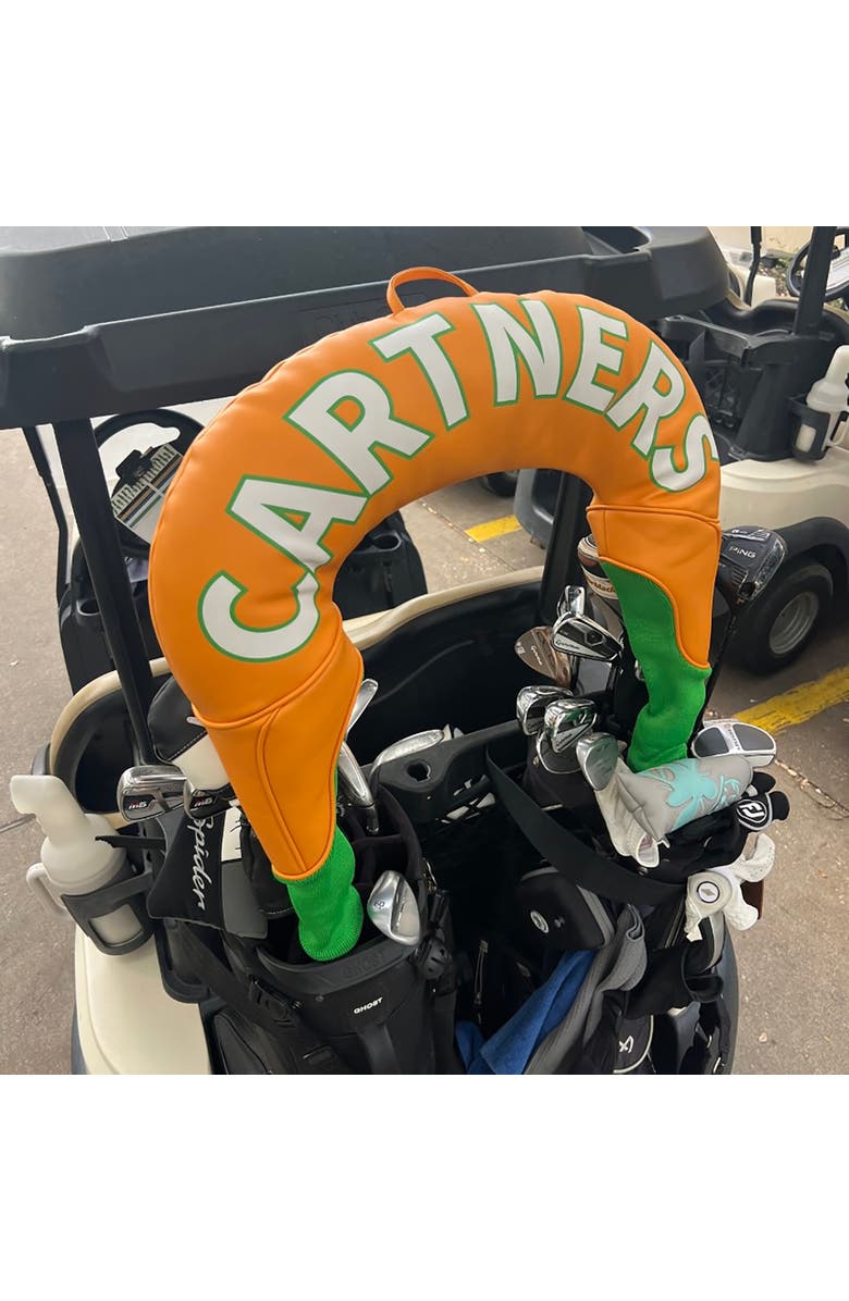 9Putt Cartners Golf Headcover Driver Fairway Club Cover, Alternate, color, Multicolored