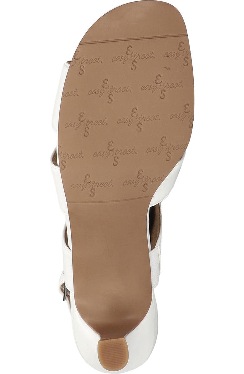 EASY STREET Zella Slingback Sandal, Alternate, color, White