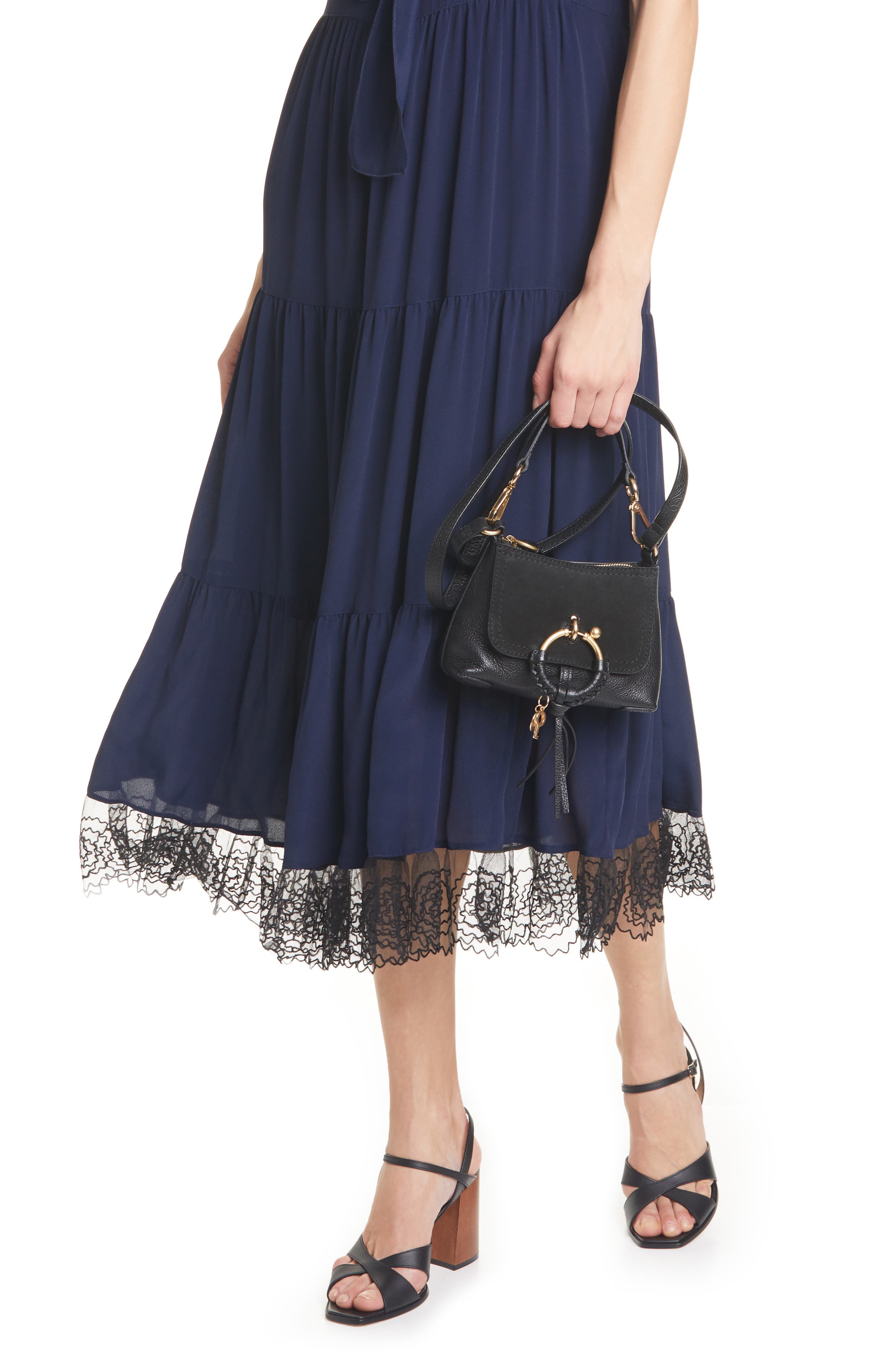 See by Chloé Mini Joan Leather Crossbody Bag, Alternate, color, 