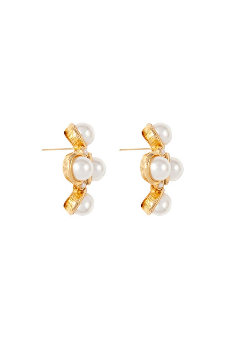 Vintage Renaissance Revival Earrings, As seen on Catherine, Princess of Wales, Alternate, color, Post