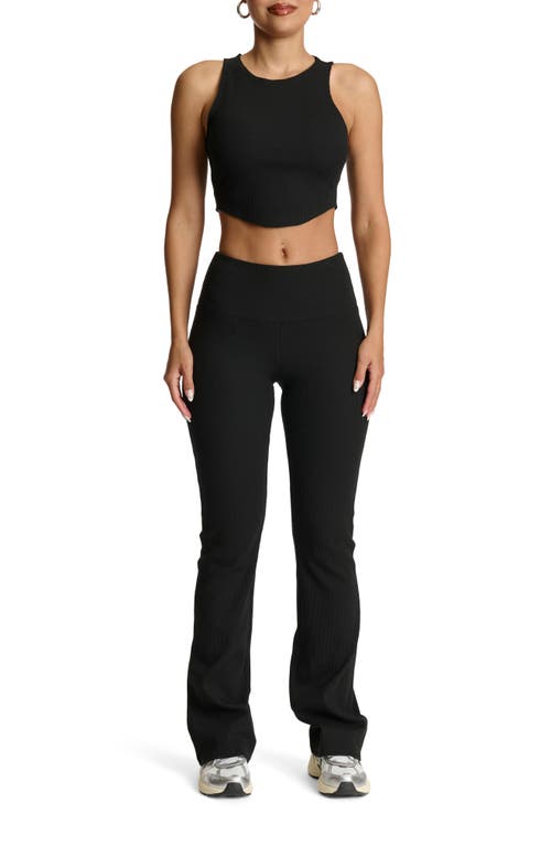Naked Wardrobe Thermal Baseball Tank In Black