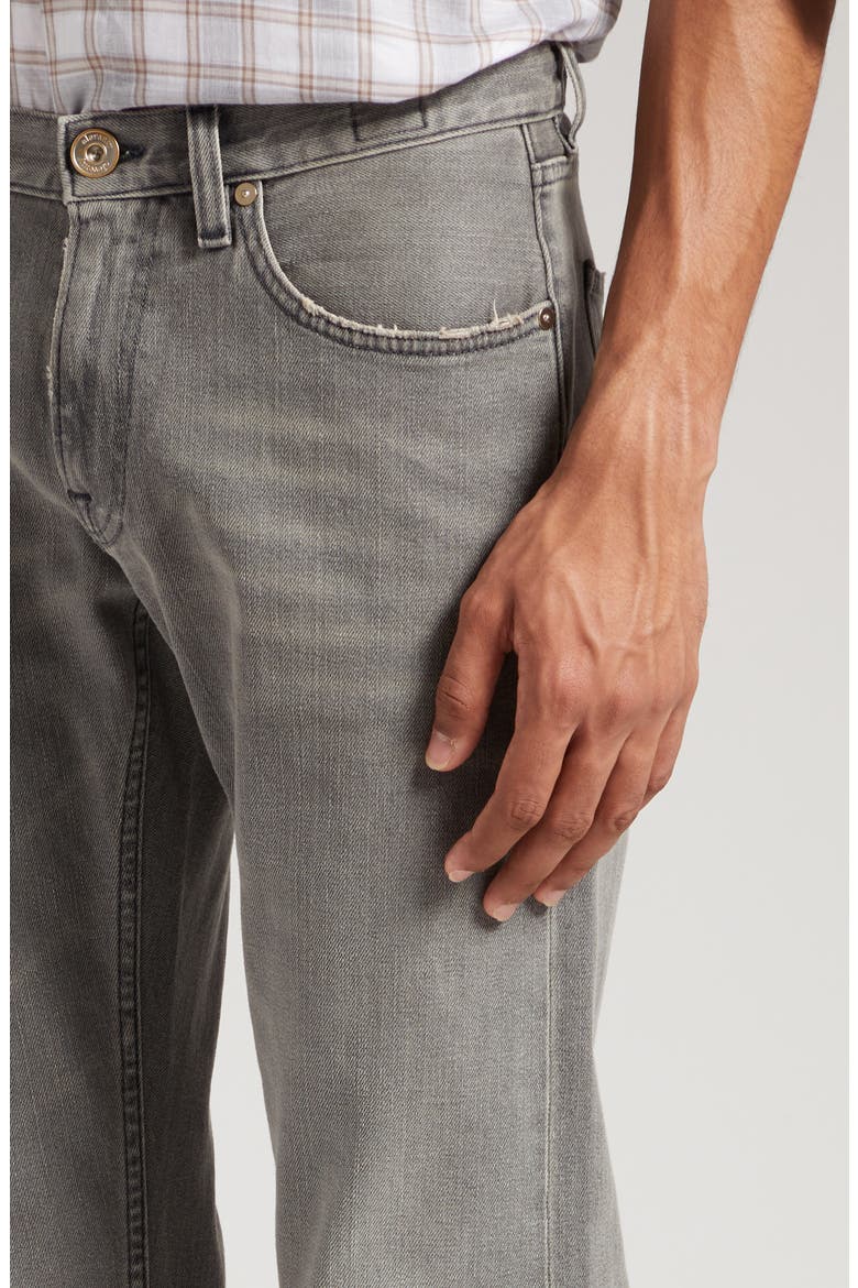 Five-Pocket Stretch Denim Pants, Alternate, color, MEDIUM GREY