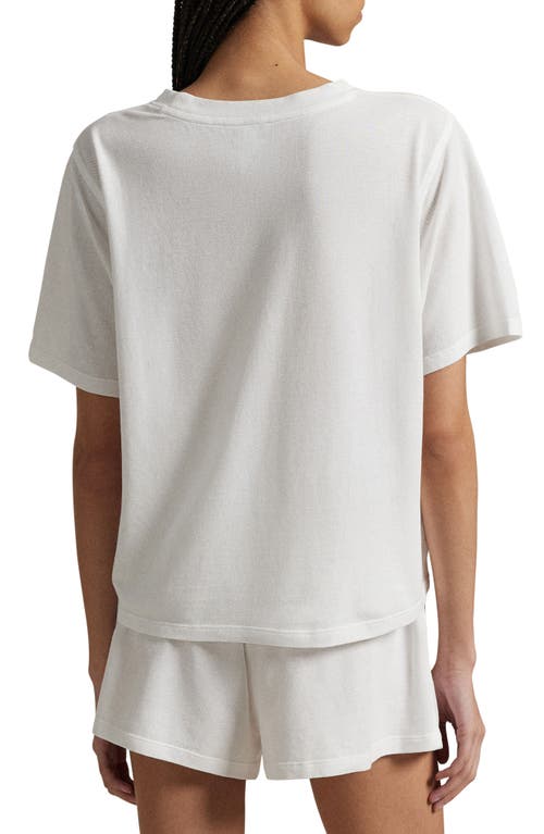 Polo Ralph Lauren Pajama Set In White Cloud