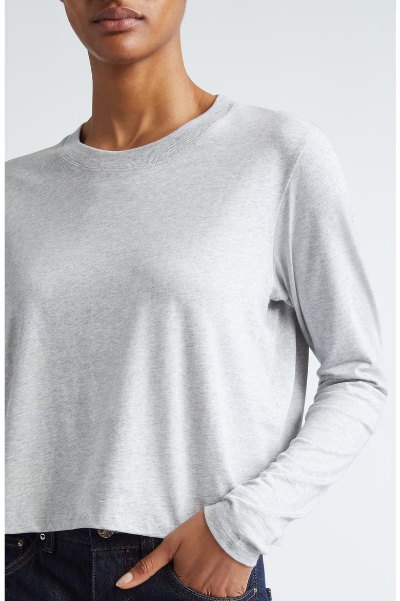 Masal Long Sleeve Cotton T-Shirt, Alternate, color, GREY MELANGE