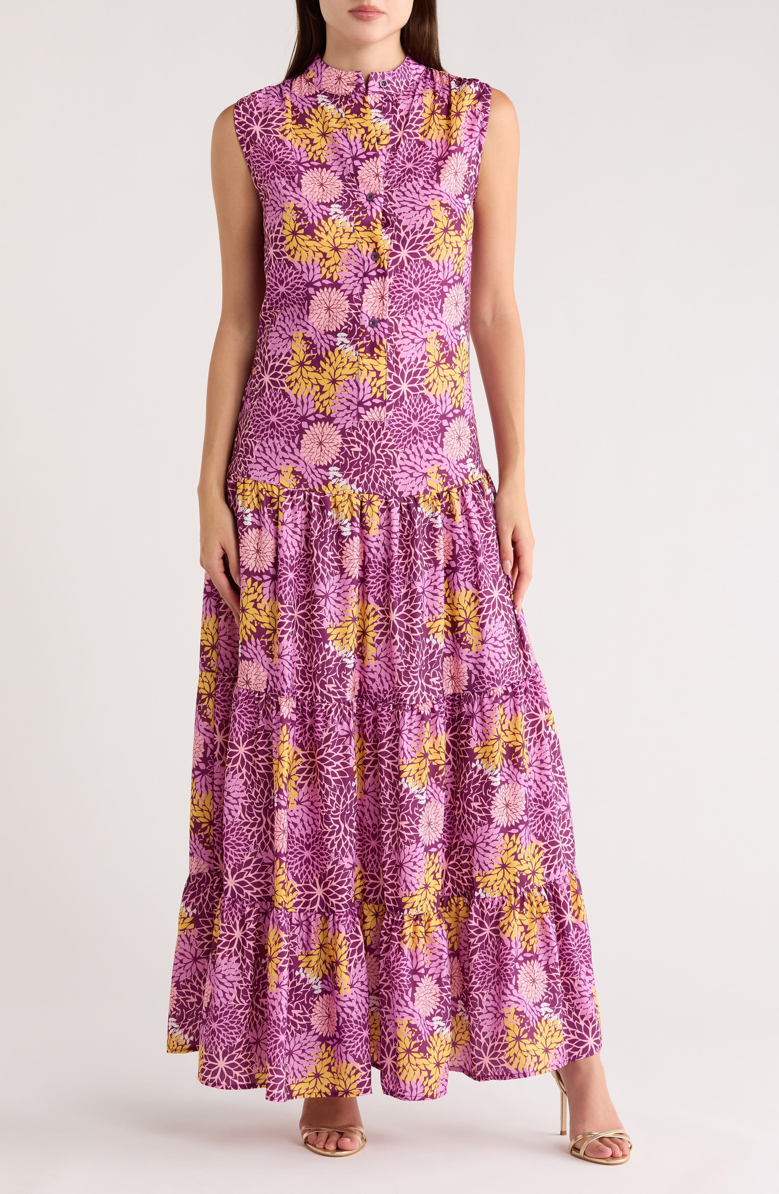 AREA STARS Cari Drop Waist Sleeveless Dress