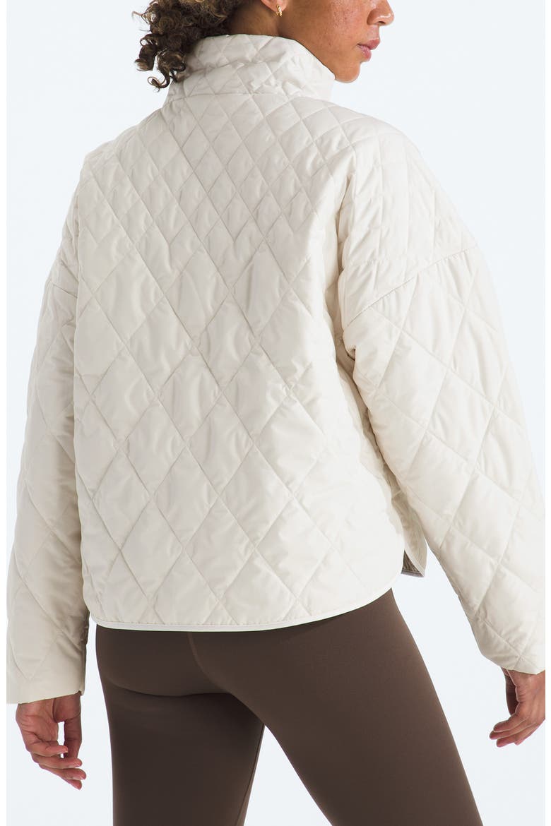 Diamond Peak Water Repellent Quilted Jacket, Alternate, color, WHITE DUNE