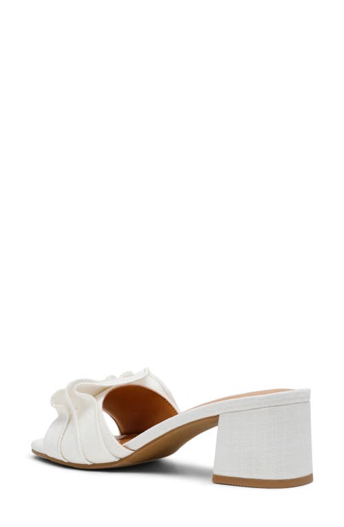 Dolce Vita Dv By  Linnen Slide Sandal In Ivory