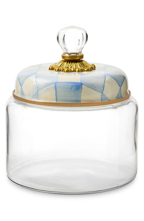 Sky Check Small Kitchen Canister