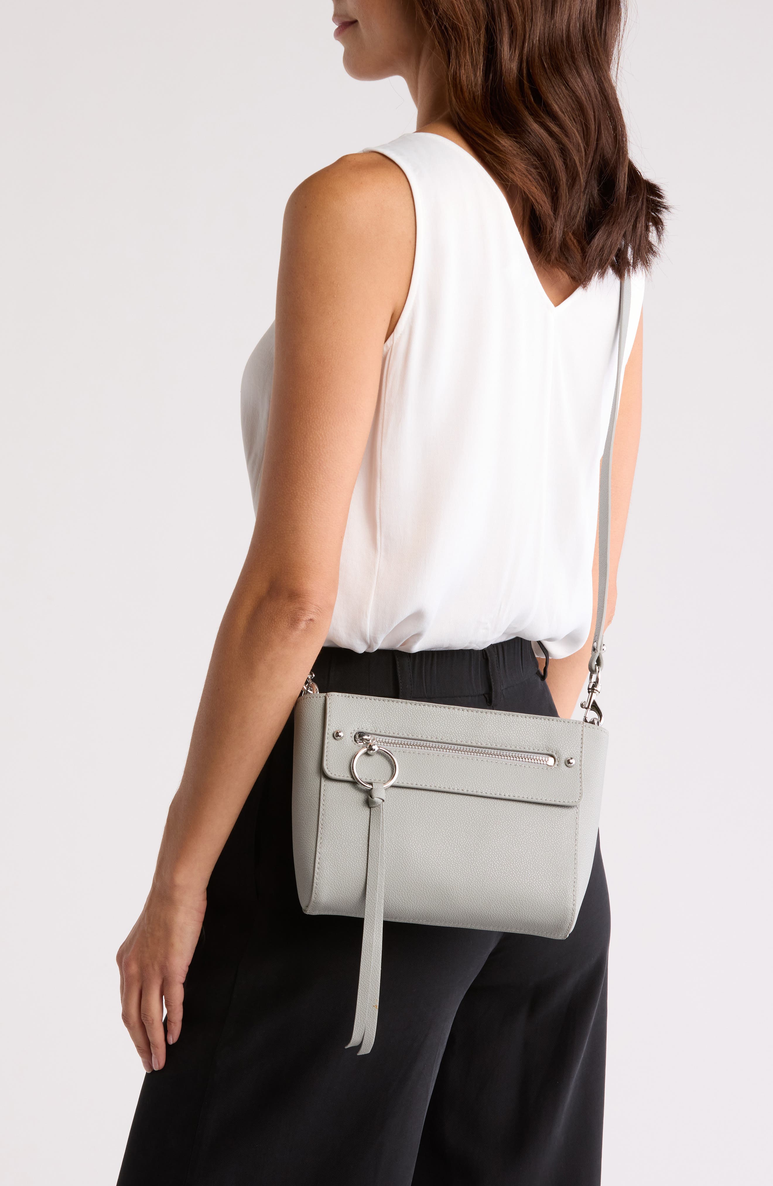 Rebecca Minkoff Gabby Crossbody Bag, Alternate, color, Dove