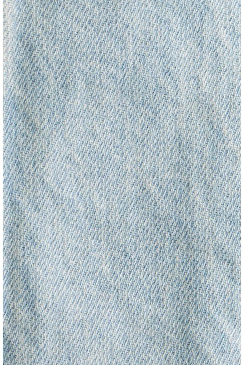 Oversize Balloon Sleeve Denim Jacket, Alternate, color, LIGHT BLUE